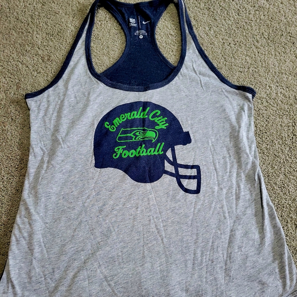 Women's Nike Seakawks Tank Top Sz Med